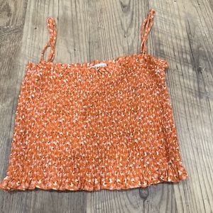 Orange Tank Top